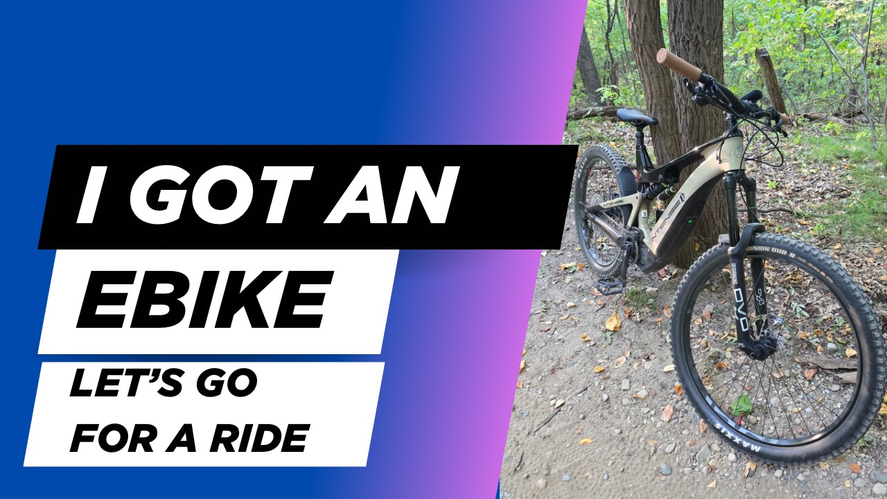 I got an e-bike. come ride with me